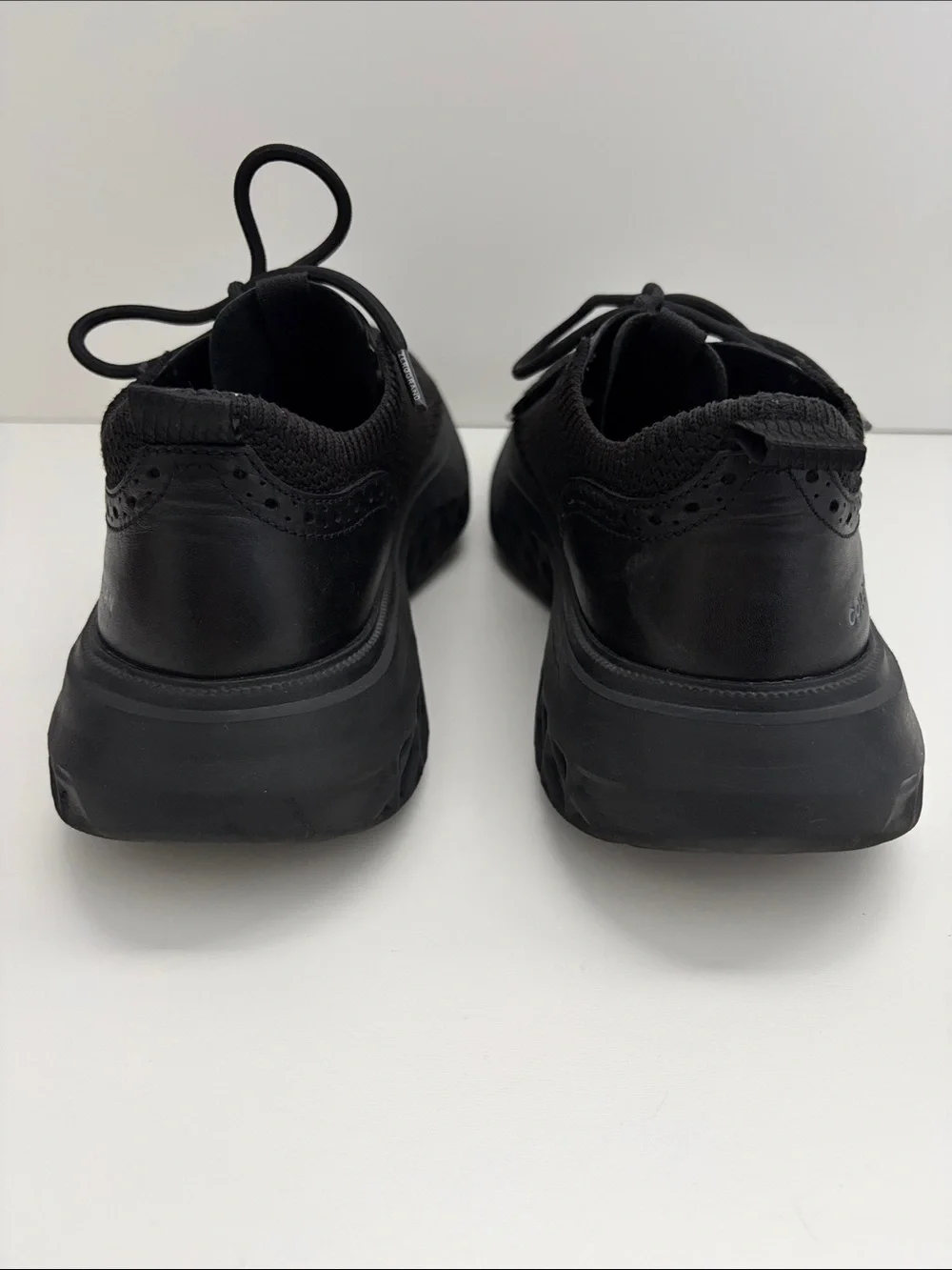 Cole Haan Black Zerogrand Work From Anywhere Knit Oxford Sneakers SIZE 9.5
